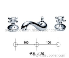 Chrome clour waterfall basin faucet 8 inch widespread lavtory sink faucet TEAPOT FAUCTE TAP