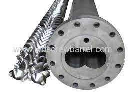 twin parallel screw for pvc,pe