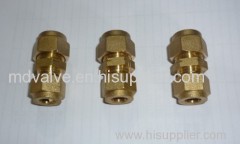 brass straight coupling (OEM)