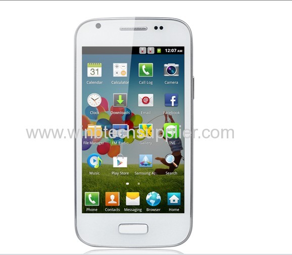 Mini S4 i9500 9500 4inch Capacitive Screen android smartphone cell phone Android 4.0 256M RAM mtk65151.0GHz 