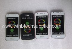 Mini S4 MTK6515 single core 1.2GHz Android4.0 256M+256M 5.0MP I9500 9500 mobile phone