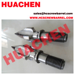 Screw tip of screw barrel