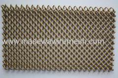 restaurant curtain metal screen golden curtain