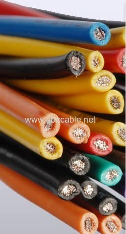 flexible orange copper rubber welding cable 