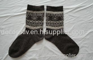 Argyle Cotton Wool Thick Warm Socks for Men , 22 - 29 CM Size