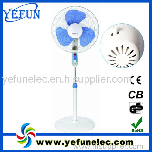 round base stand fan