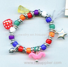 colored beads children bracelet