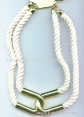 X cotton fashion necklace