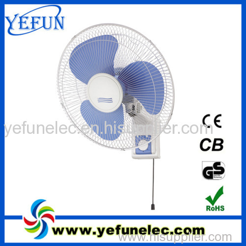 AC220V 16inch wall mounted fan with pp material