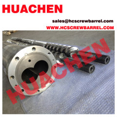 Weber Parallel twin screw barrel for PVC pipe for extruder plastic machines