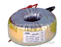 Audio amplifier toroid transformer