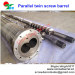 parallel twin screws barrels
