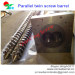 parallel twin bimetallic screw barrel