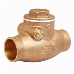 Sweat Bronze Swing Check Valve