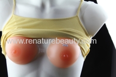 Straps on silicone transvestism fake breast form for cross dresser no bra needed