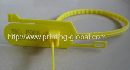 Thermal transfer printing plastic lable
