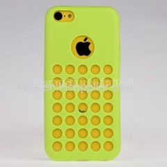 Dots Design Colorful Flexible TPU Case For iPhone 5C