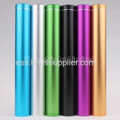 5600 mAh Aluminum Alloy Cylinder USB Power Bank For iPhone ,iPod,Samsung,Blackberry,HTC,Nokia