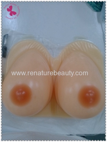 Safely Sticked cross dresser breast or mastectomy prosthesis