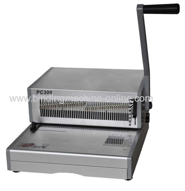 Manual paper punchig machine for 3:1 round hole 