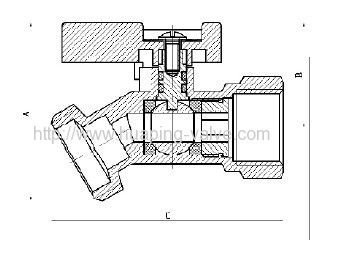 Quarter-Turn No-Kink Hose Bibb, FIP to Hose