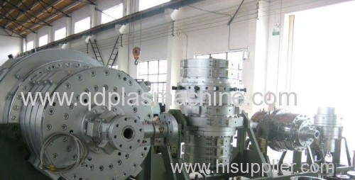 Plastic PE pipes extrusion machine