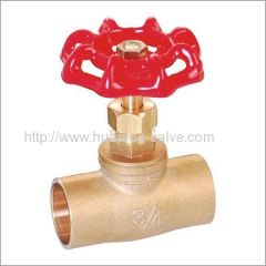 Threaded Sweat Compression Brass Stop Valves