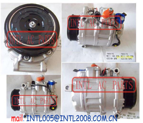 denso AC Compressor for Mercedes-Benz Sprinter,W163 W220 W639 S500 Voto bus 0012301411 0002309111 0012300011 0012301211