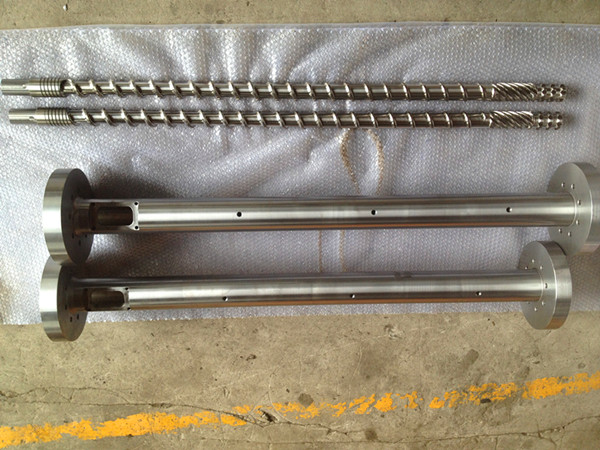 extruder bimetallic screw barrel for extruder machine