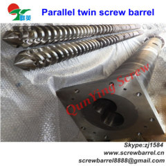 Bimetallic parallel screw barrel