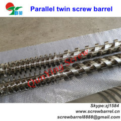 Bimetallic parallel screw barrel