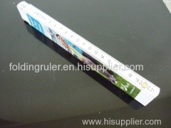 colourful printing 4c digital printing engraved scales plastic folding ruler