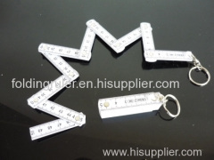 mini plastic folding ruler