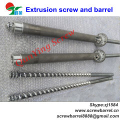 Extrusion screw & barrel