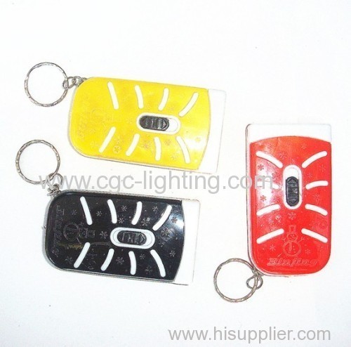 Key chain LED flash light