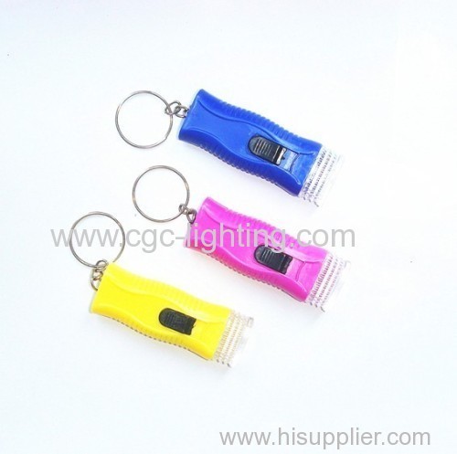 Key chain LED flash light