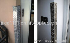 Diamond plate wall corners prohibit repairs and maintenance