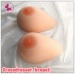 artificial silicone breast prosthesis