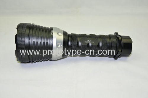 CNC machined aluminum alloy flashlights