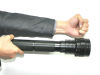 CNC machined flashlights for bicycle,waterproof works,fishing,mine work,police use,anti-riot works