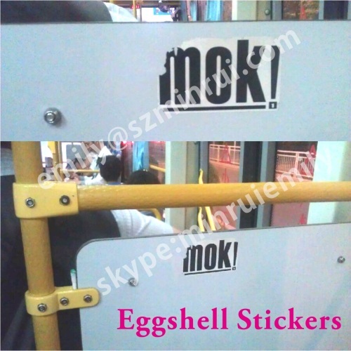 Custom Eggshell Stickers,Custom Blank Egg Shell Stickers or Custom Printing of the Eggshell Labels for Advertisement