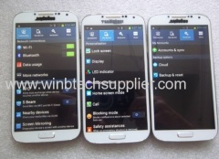 New arrive Galaxy S4 phone 1:1 Android 4.2.2 jelly bean 512M ram MTK6589 Quad core 8mp camera I9500 phone 3G WIFI GPS