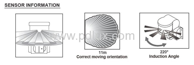 HF Infrared motion sensor PD-PIR126