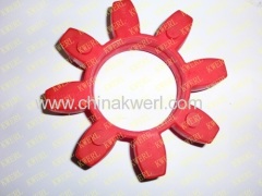 Petal round rubber coupling