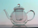 Mouth Blown Borosilicate Double Wall Glass Teapot For Black Teas