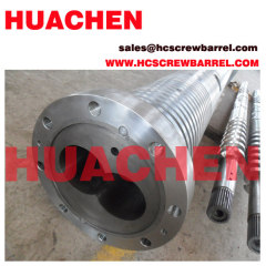 Extruder parallel screw barrel of plastic extruder machines for PVC