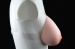 strapped silicone breast form