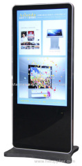 wall mounting touch screen ad display of big size with VGA output