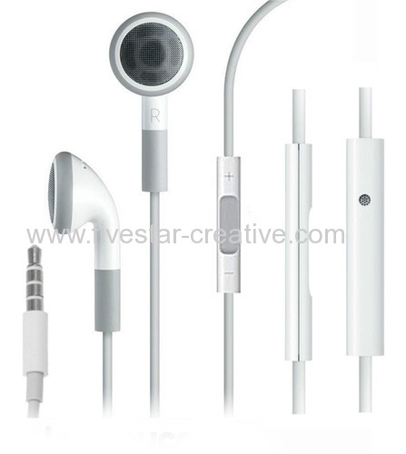 Apple Stereo Earbuds with Remote and Mic White from China manufacturer