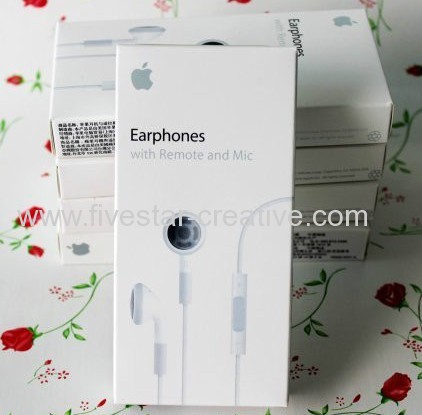 Apple Stereo Earbuds with Remote and Mic White from China manufacturer